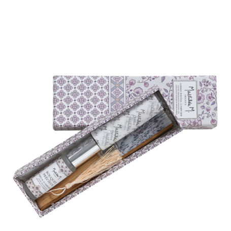 coffret contenant un éventail à parfumer et son parfum