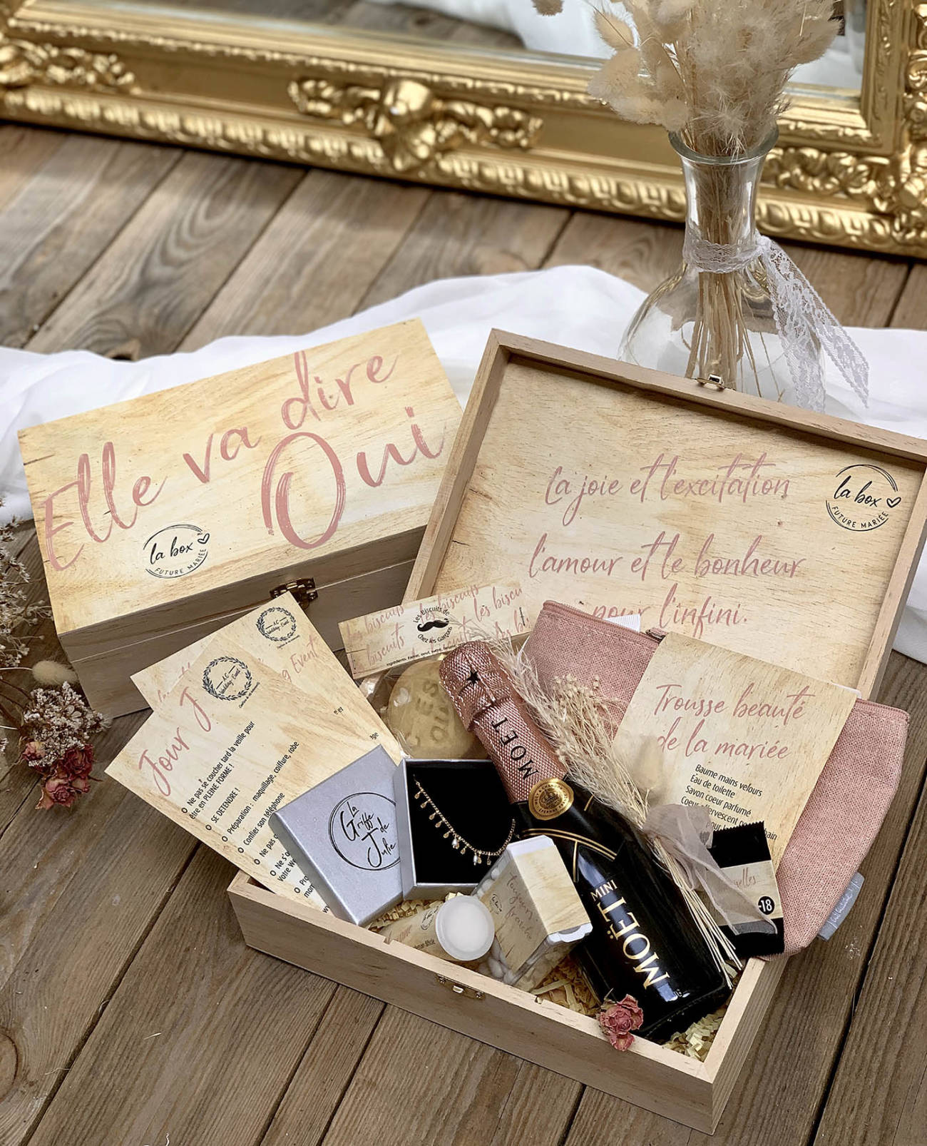Box cadeau "elle va dire oui", spéciale futur mariée