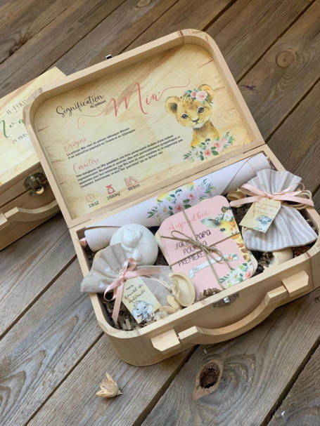 Coffret souvenir naissance - Coffret de naissance personnalisé