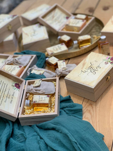 coffrets à cadeaux à offrir thème marsala