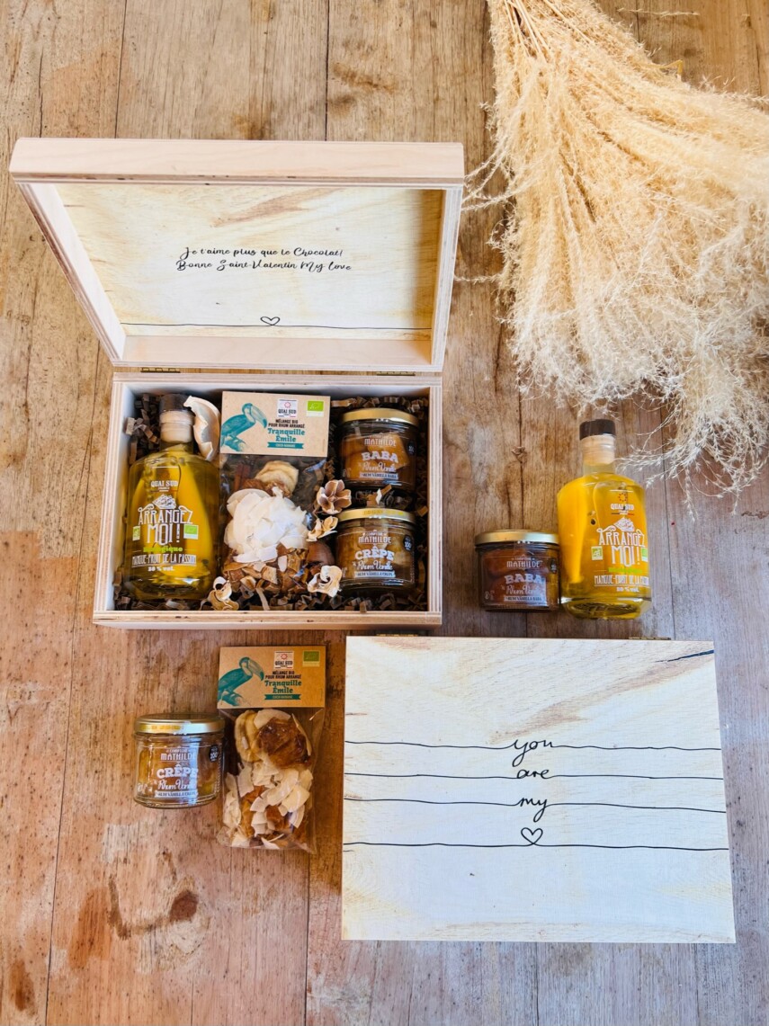 coffret cadeau rhum arrangé saint valentin